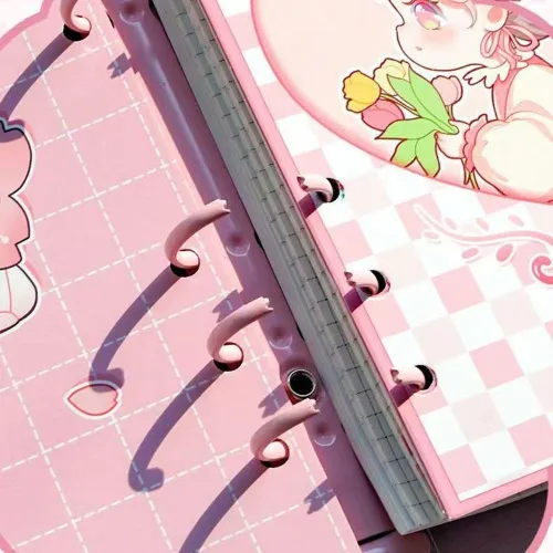 Cute Cartoon Pattern Decorative Notebook Set